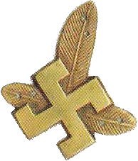 Insigne de la casquette des 6 régiments des chasseurs de montagne polonais.