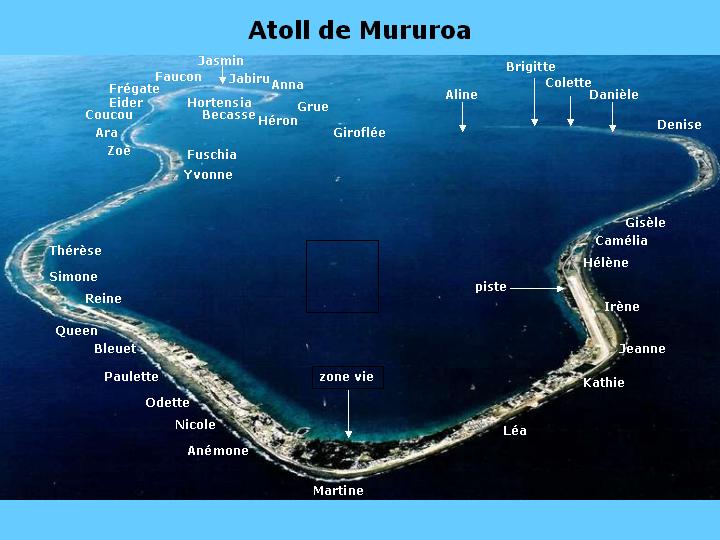 atoll de mururoa - Image